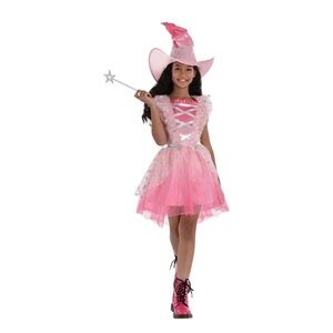 Fairytale Pink Witch Costume for Kids